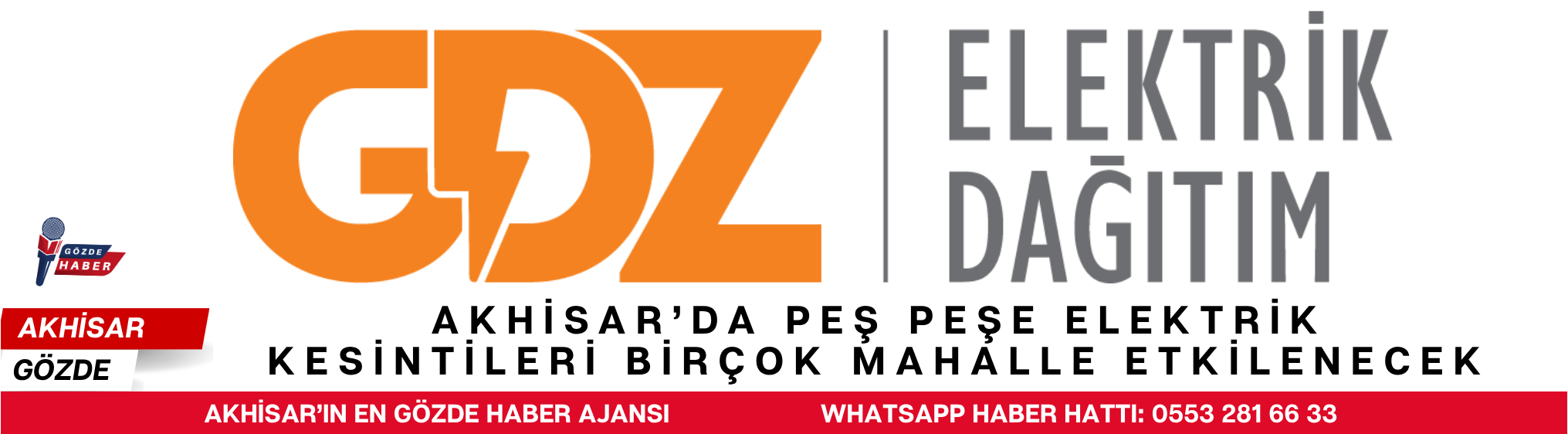Akhisar’da Peş Peşe Elektrik Kesintileri: Birçok Mahalle Etkilenecek