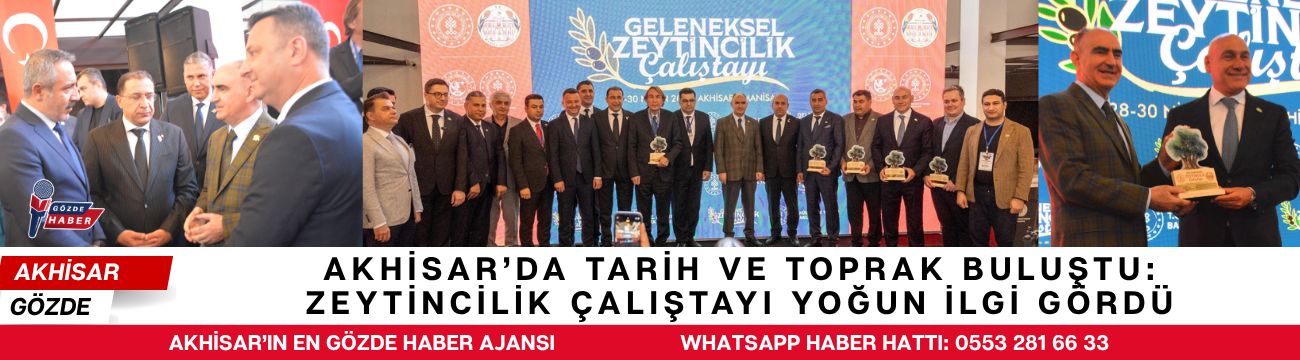 Akhisar’da Tarih ve Toprak Buluştu: Zeytincilik Çalıştayı Yoğun İlgi Gördü