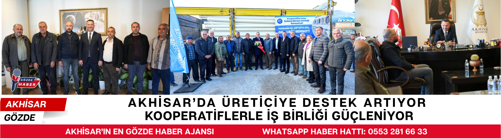Akhisar’da Üreticiye Destek Artıyor: Kooperatiflerle İş Birliği Güçleniyor