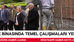 CHP İLÇE BİNASINDA TEMEL ÇALIŞMALARI YERİNDE İNCELENDİ