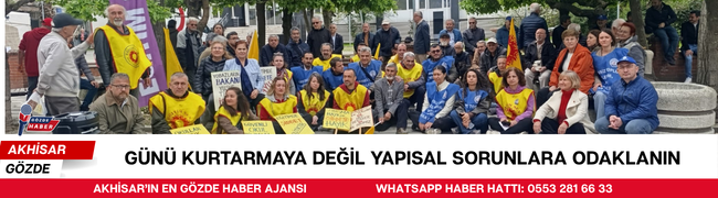 GÜNÜ KURTARMAYA DEĞİL YAPISAL SORUNLARA ODAKLANIN 0