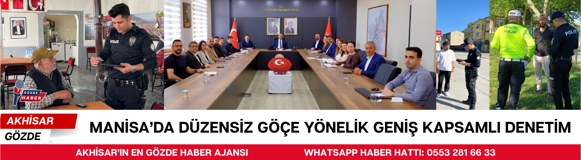 Manisa’da Düzensiz Göçe Yönelik Geniş Kapsamlı Denetim