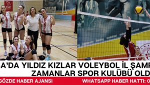 Manisa’da Yıldız Kızlar Voleybol İl Şampiyonu Değerli Zamanlar Spor Kulübü oldu