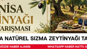 MANİSA NATÜREL SIZMA ZEYTİNYAĞI TADIM YARIŞMASI