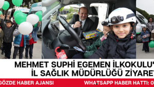 Mehmet Suphi Egemen İlkokulu'ndan İl Sağlık Müdürlüğü Ziyareti