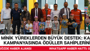 Minik Yüreklerden Büyük Destek: Kan Bağışı Kampanyasında Ödüller Sahiplerini Buldu