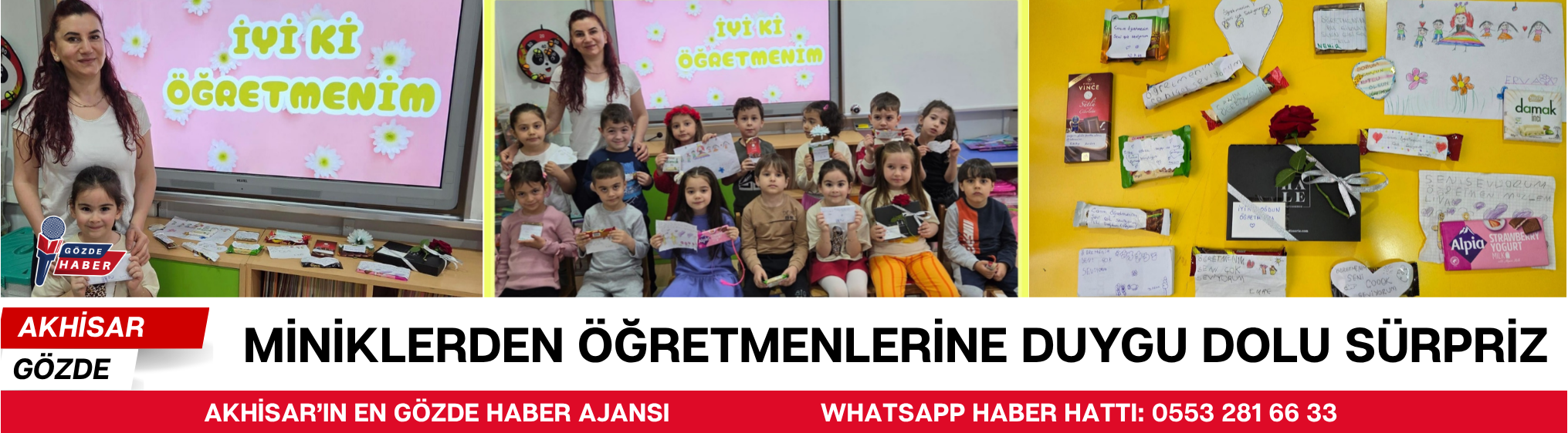 Miniklerden Öğretmenlerine Duygu Dolu Sürpriz
