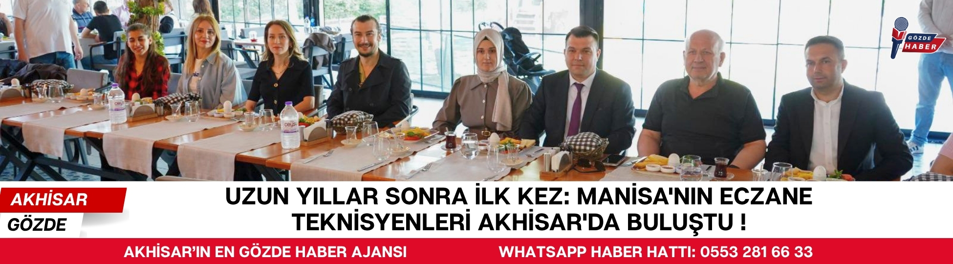 Uzun Yıllar Sonra İlk Kez: Manisa'nın Eczane Teknisyenleri Akhisar'da Buluştu