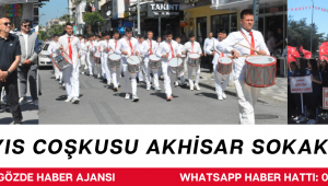 19 Mayıs Coşkusu Akhisar Sokaklarını Sardı