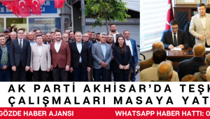 AK Parti Akhisar’da Teşkilat Çalışmaları Masaya Yatırıldı