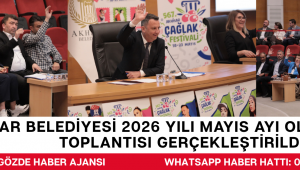 AKHİSAR BELEDİYESİ 2026 YILI MAYIS AYI OLAĞAN MECLİS TOPLANTISI GERÇEKLEŞTİRİLDİ