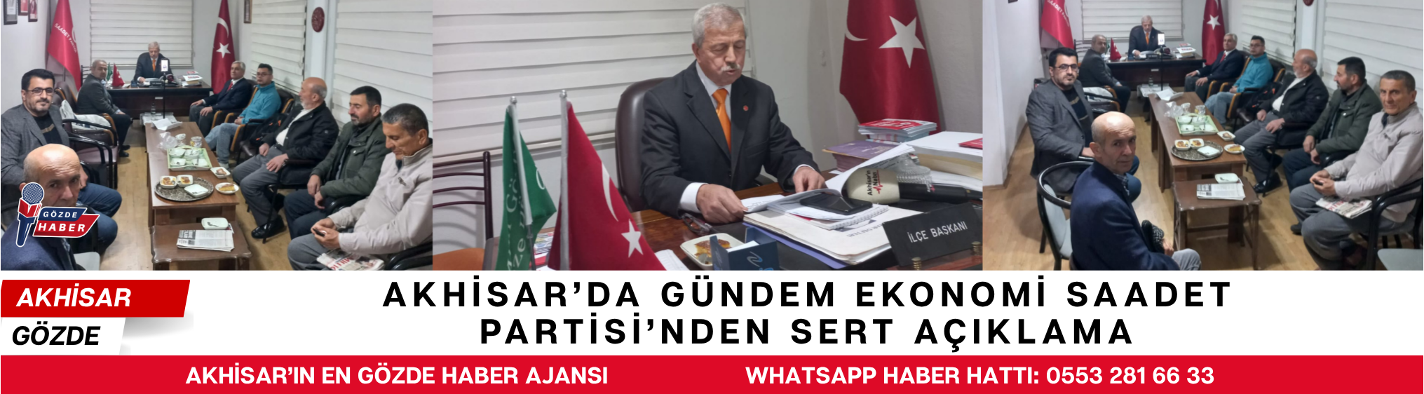 Akhisar’da Gündem Ekonomi: Saadet Partisi’nden Sert Açıklama