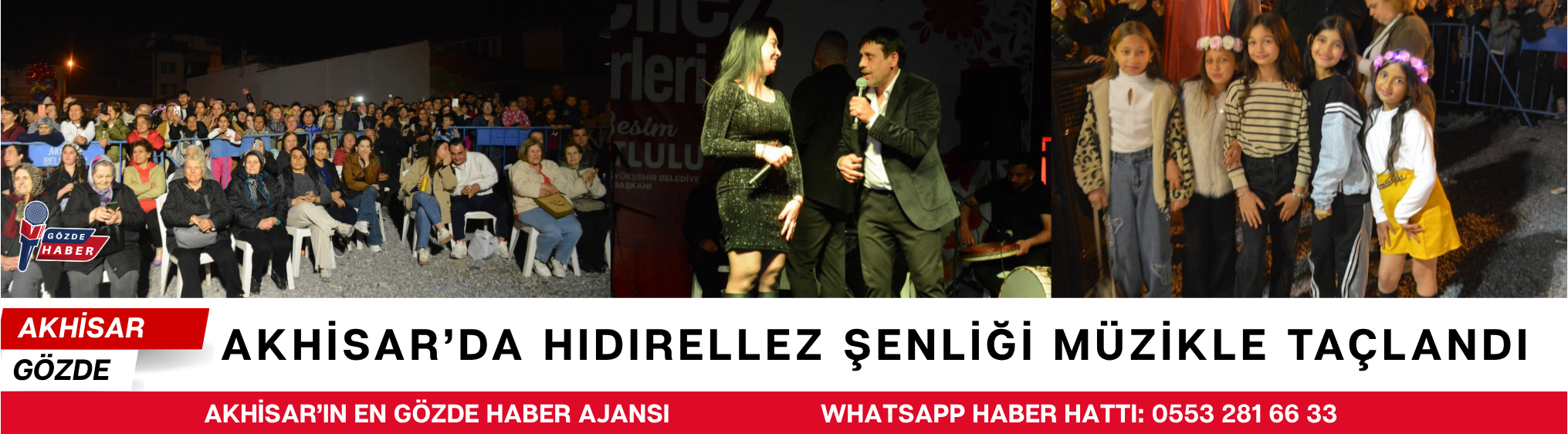 Akhisar’da Hıdırellez Şenliği Müzikle Taçlandı
