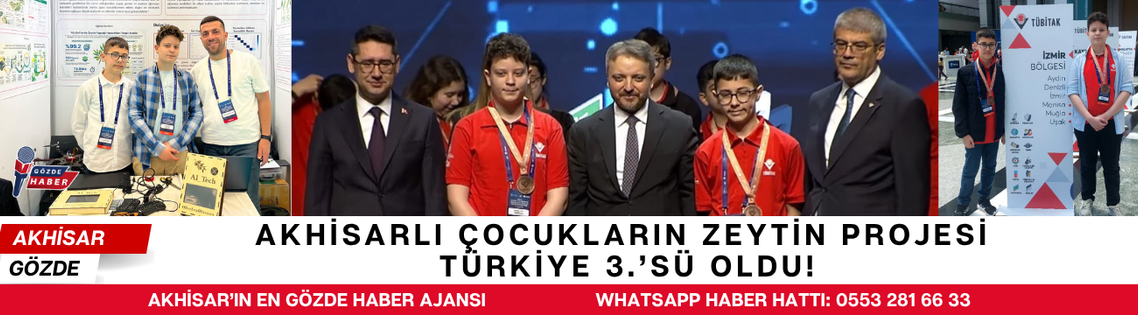 Akhisarlı Çocukların Zeytin Projesi Türkiye 3.’sü Oldu!