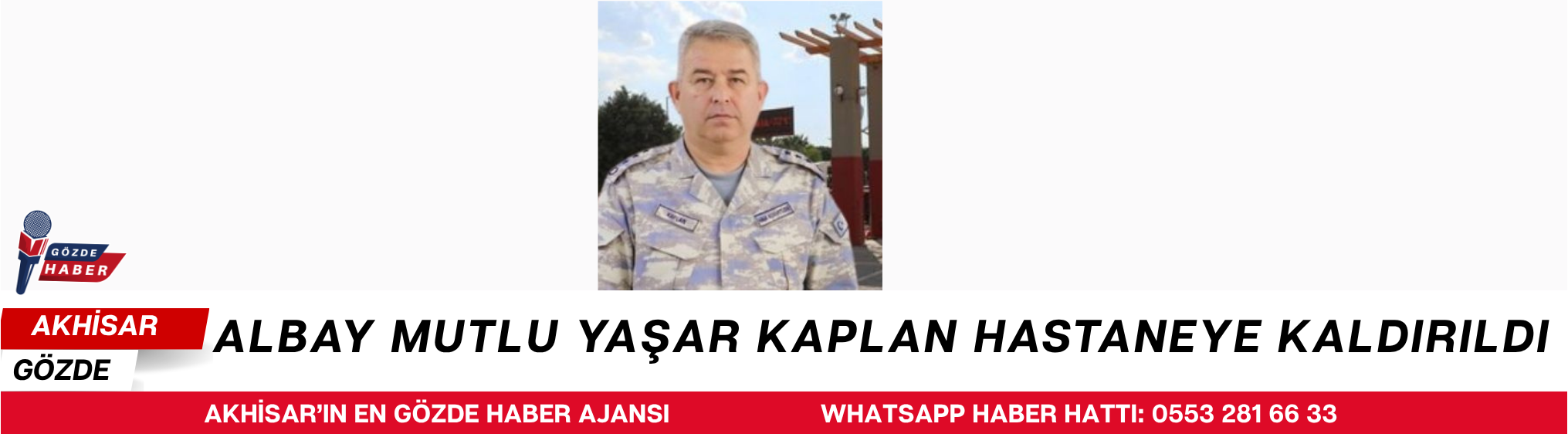 Albay Mutlu Yaşar Kaplan Hastaneye Kaldırıldı