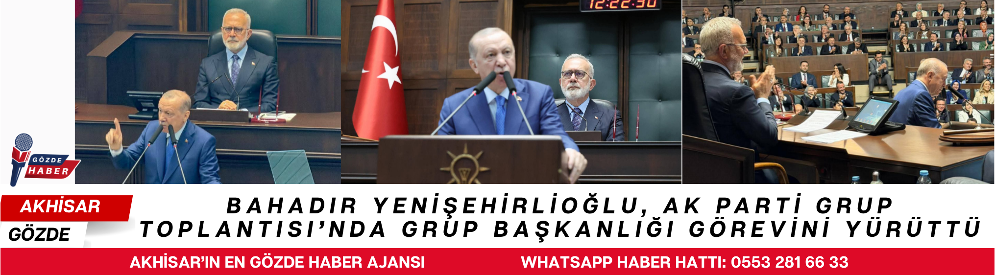 BAHADIR YENİŞEHİRLİOĞLU, AK PARTİ GRUP TOPLANTISI’NDA GRUP BAŞKANLIĞI GÖREVİNİ YÜRÜTTÜ