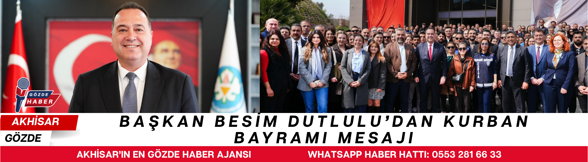 Başkan Besim Dutlulu’dan Kurban Bayramı Mesajı