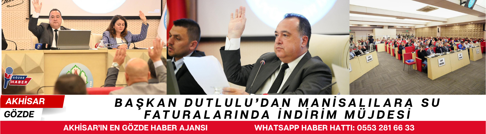 Başkan Dutlulu’dan Manisalılara Su Faturalarında İndirim Müjdesi