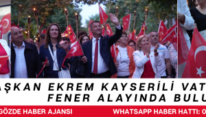 Başkan Ekrem Kayserili Vatandaşlarla Fener Alayında Buluştu