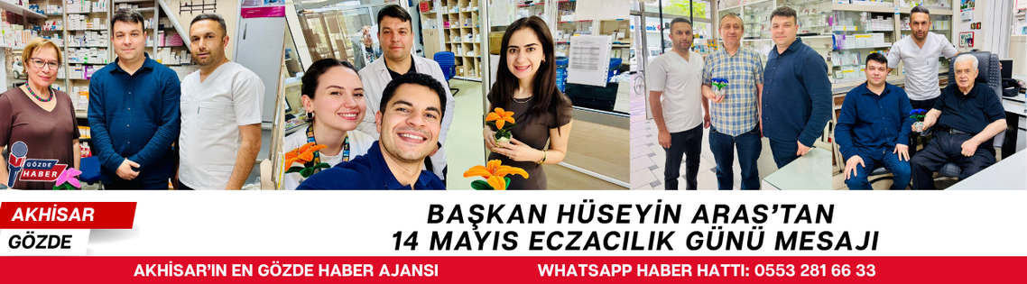 Başkan Hüseyin Aras’tan 14 Mayıs Eczacılık Günü Mesajı