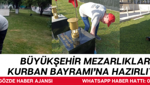 Büyükşehir Mezarlıkları Kurban Bayramı’na Hazırlıyor
