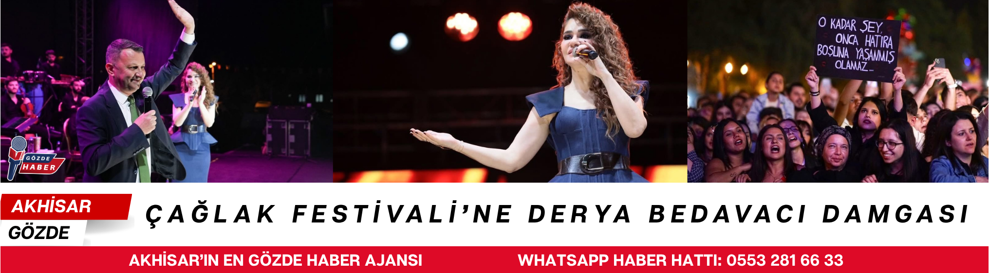 Çağlak Festivali’ne Derya Bedavacı Damgası