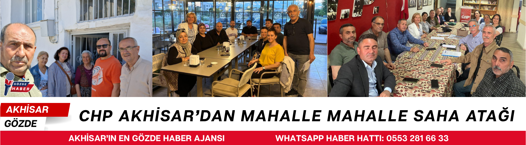 CHP Akhisar’dan Mahalle Mahalle Saha Atağı