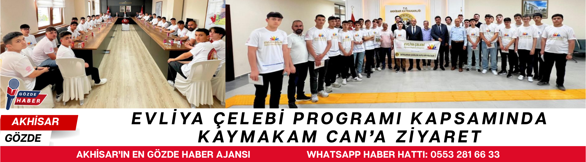 Evliya Çelebi Programı Kapsamında Kaymakam Can’a Ziyaret