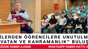 Gazilerden Öğrencilere Unutulmaz Ders: “Vatan ve Kahramanlık” Buluşması