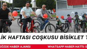 GENÇLİK HAFTASI COŞKUSU BİSİKLET TURU İLE SÜRDÜ