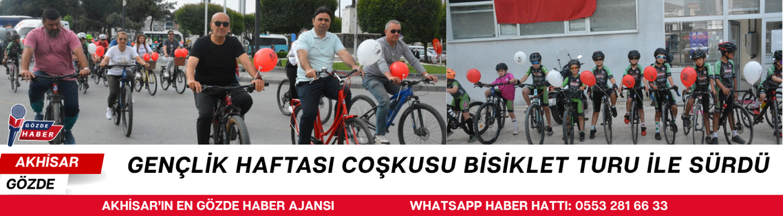 GENÇLİK HAFTASI COŞKUSU BİSİKLET TURU İLE SÜRDÜ
