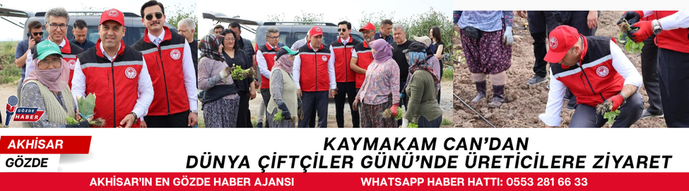 KAYMAKAM CAN’DAN DÜNYA ÇİFTÇİLER GÜNÜ’NDE ÜRETİCİLERE ZİYARET