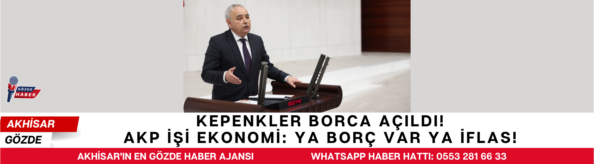 Kepenkler Borca Açıldı! AKP İŞİ EKONOMİ: YA BORÇ VAR YA İFLAS!