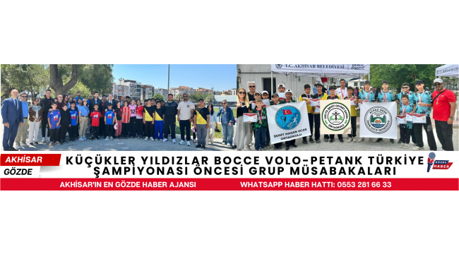 Küçükler Yıldızlar Bocce Volo-Petank Türkiye şampiyonası ÖNCESİ GRUP MÜSABAKALARI