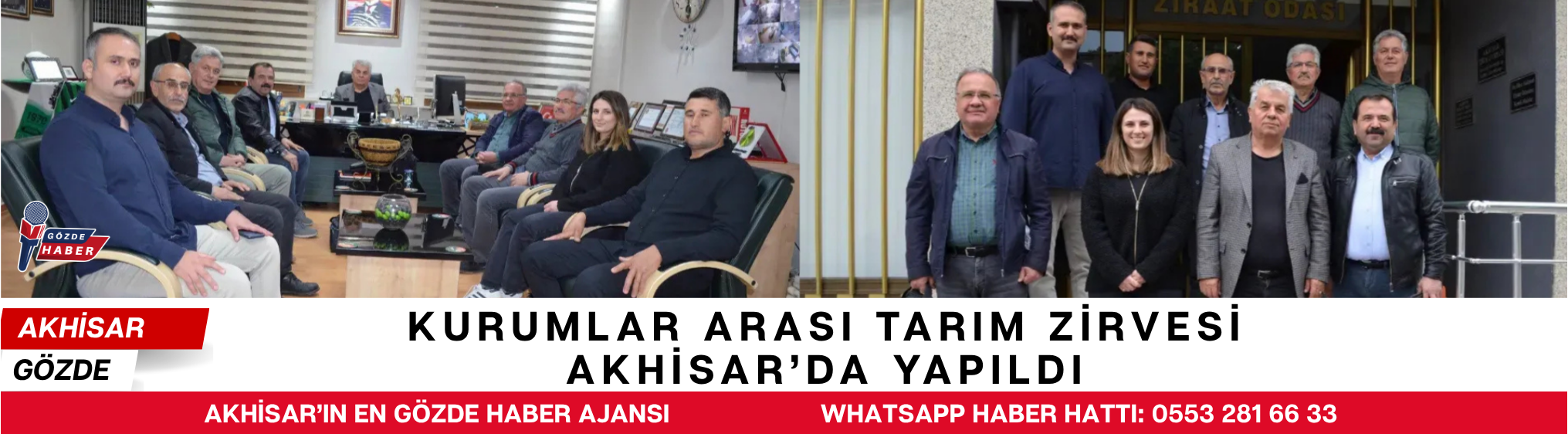 Kurumlar Arası Tarım Zirvesi Akhisar’da Yapıldı