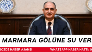 Marmara Gölüne Su Veriliyor