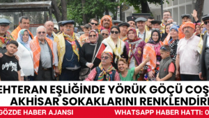 Mehteran Eşliğinde Yörük Göçü Coşkusu Akhisar Sokaklarını Renklendirdi