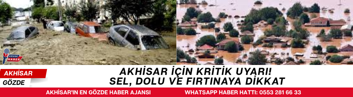 Meteoroloji’den Akhisarlılara Acil Uyarı: Saat Verildi, Risk Büyük!