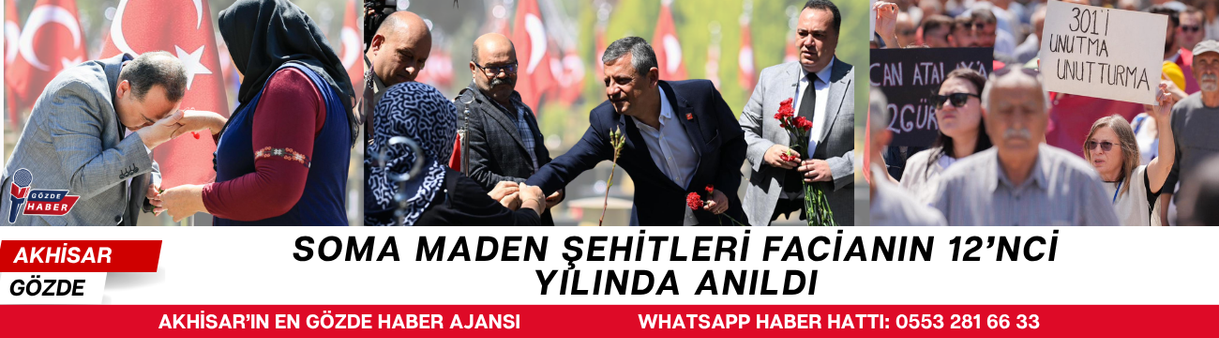 Soma Maden Şehitleri Facianın 12’nci Yılında Anıldı