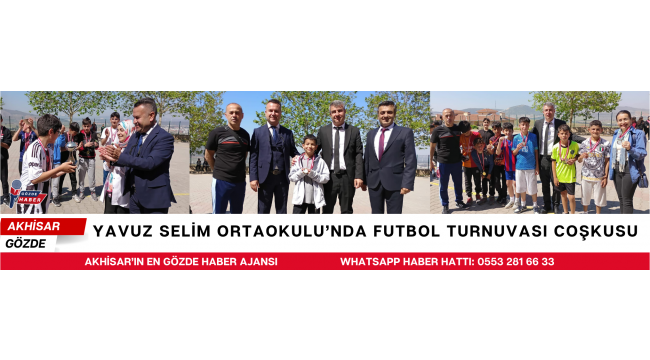 YAVUZ SELİM ORTAOKULU’NDA FUTBOL TURNUVASI COŞKUSU