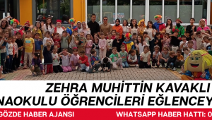 Zehra Muhittin kavaklı Anaokulu öğrencileri eğlenceye doydu.