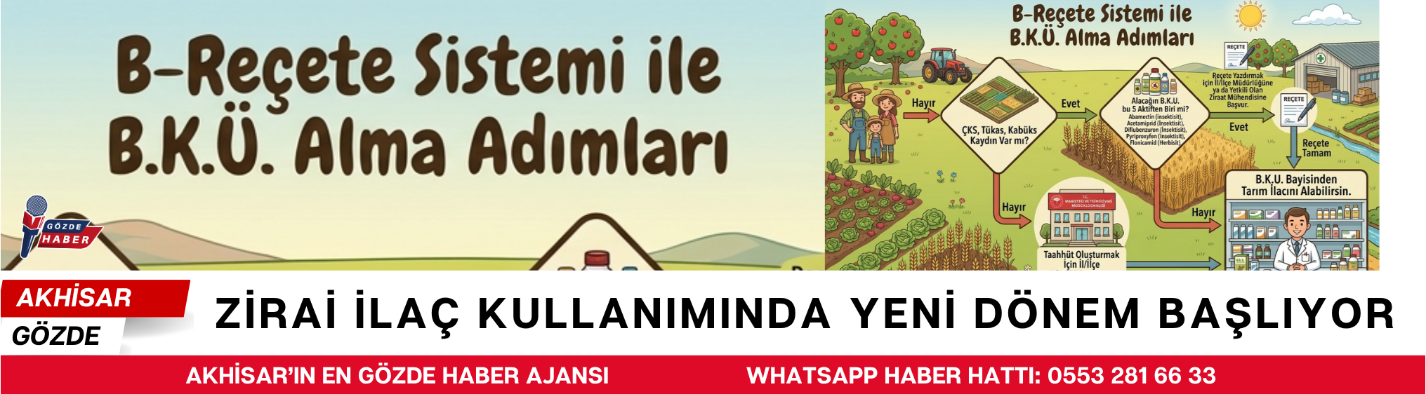 ZİRAİ İLAÇ KULLANIMINDA YENİ DÖNEM BAŞLIYOR