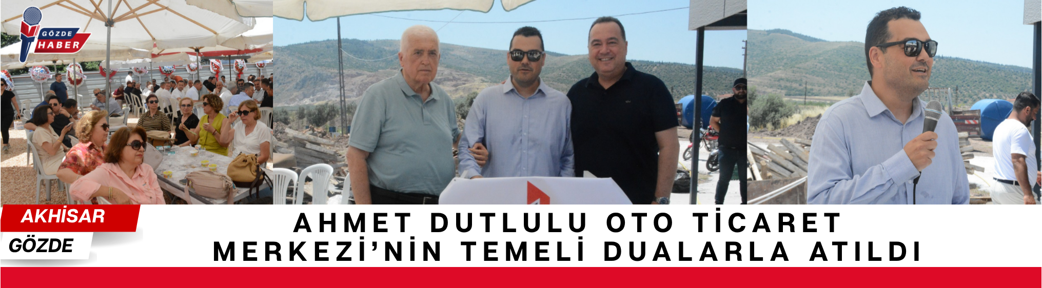Ahmet Dutlulu Oto Ticaret Merkezi'nin Temeli Dualarla Atıldı