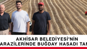 Akhisar Belediyesi’nin Tarım Arazilerinde Buğday Hasadı Tamamlandı