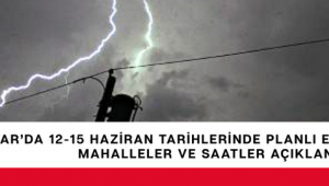 Akhisar’da 12-15 Haziran Tarihlerinde Planlı Elektrik Kesintisi: Mahalleler ve Saatler Açıklandı