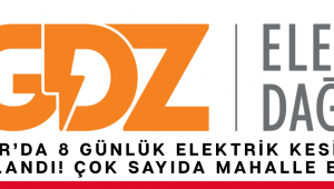 Akhisar’da 8 Günlük Elektrik Kesintisi Takvimi Açıklandı! Çok Sayıda Mahalle Etkilenecek 