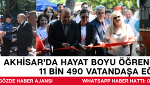 Akhisar’da Hayat Boyu Öğrenme Rüzgârı: 11 Bin 490 Vatandaşa Eğitim