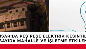 Akhisar’da Peş Peşe Elektrik Kesintileri: Çok Sayıda Mahalle ve İşletme Etkilenecek