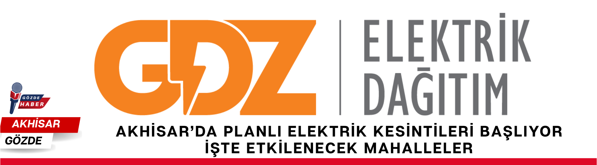 Akhisar’da Planlı Elektrik Kesintileri Başlıyor İşte Etkilenecek Mahalleler