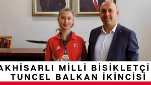 Akhisarlı Milli Bisikletçi Nazife Tuncel Balkan İkincisi Oldu